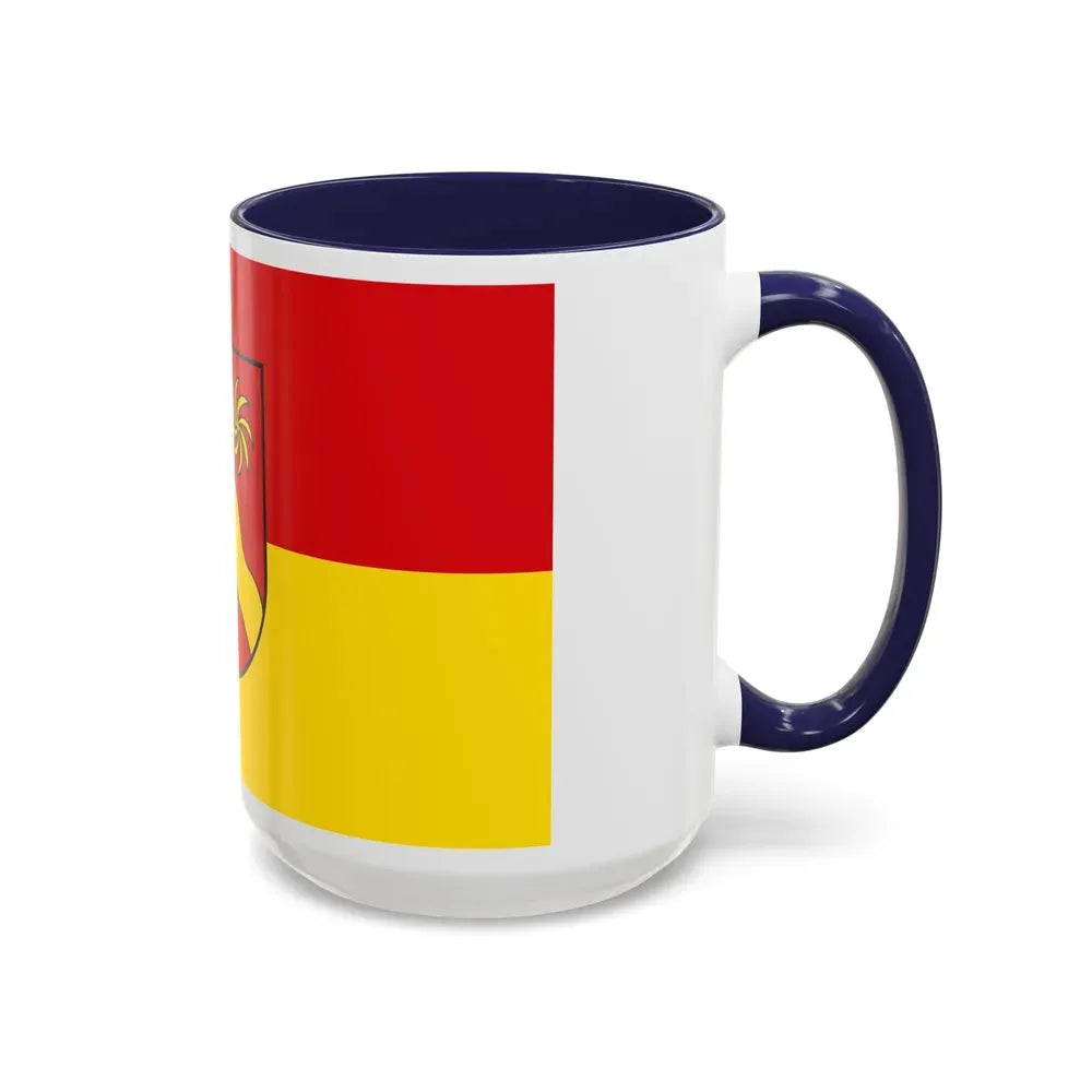 Flag of Warendorf Germany - Accent Coffee Mug - Go Mug Yourself