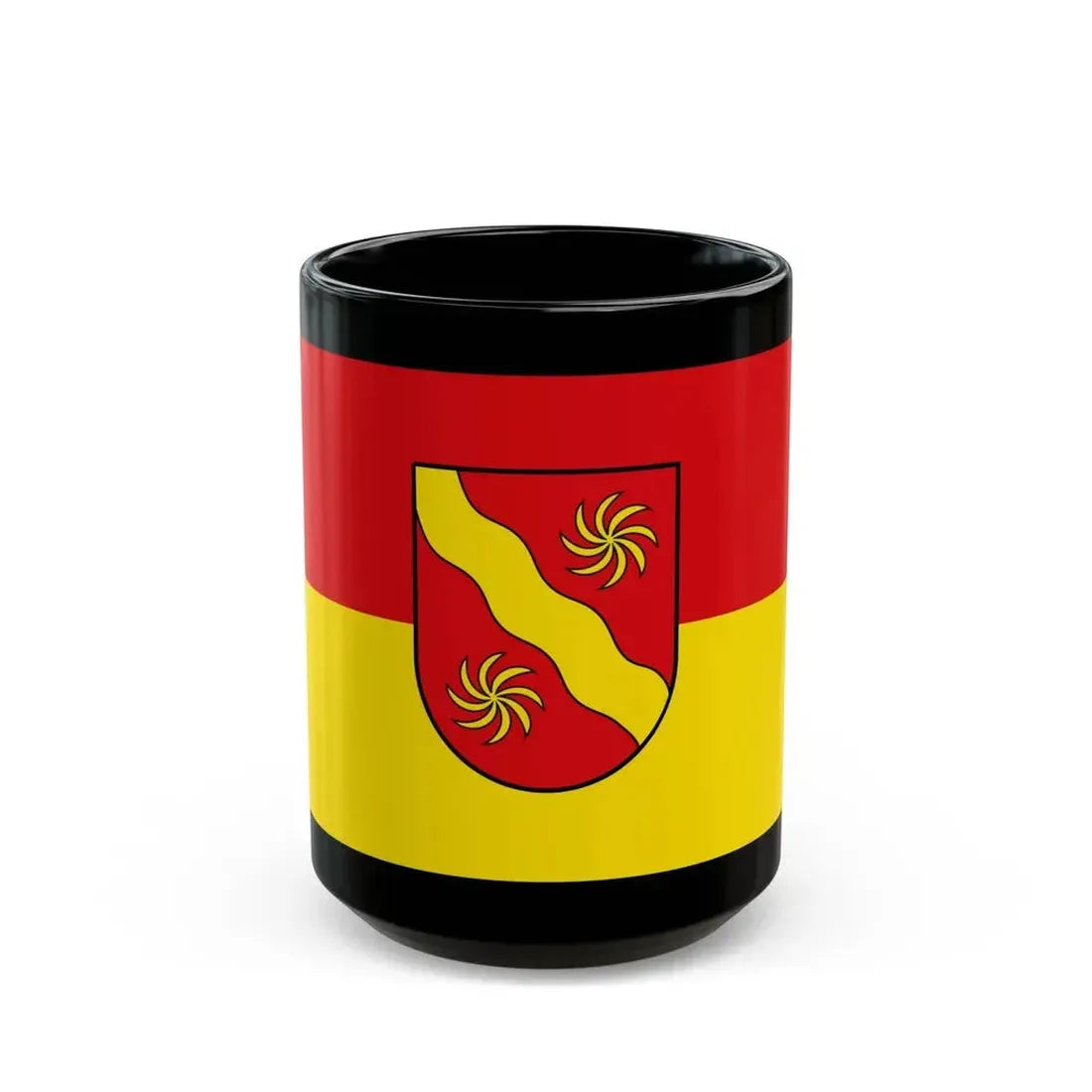 Flag of Warendorf Germany - Black Coffee Mug 15oz - Go Mug Yourself