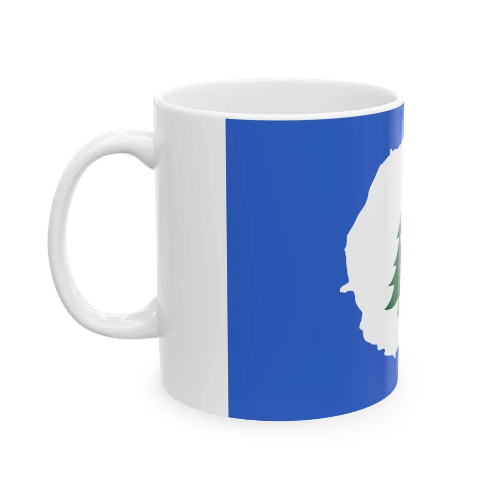 Flag of Warren County Tennessee (United States) White Coffee Mug - Go Mug Yourself