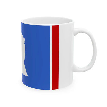 Flag of Warren County Tennessee (United States) White Coffee Mug - Go Mug Yourself