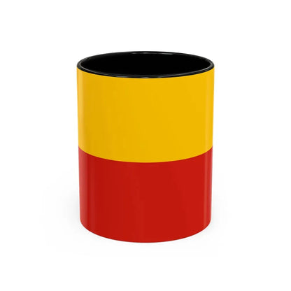 Flag of Warsaw Poland - Accent Coffee Mug 11oz Black - Go Mug Yourself