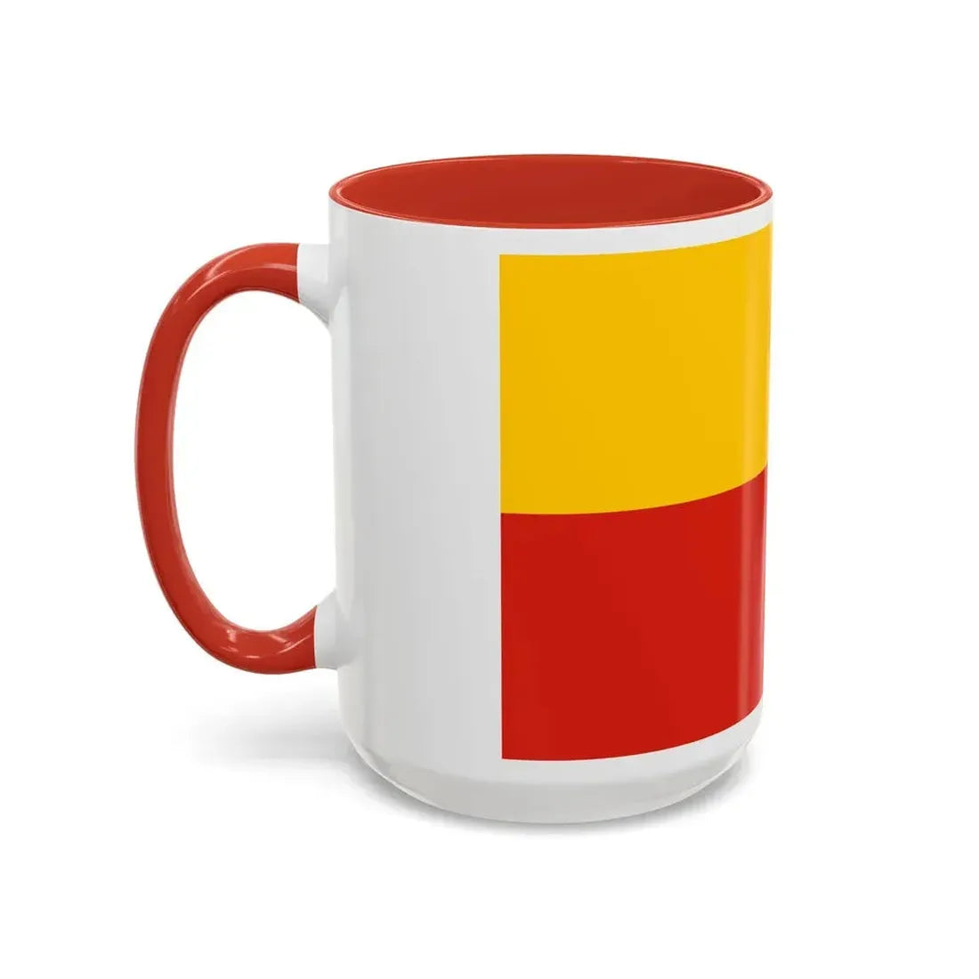 Flag of Warsaw Poland - Accent Coffee Mug - Go Mug Yourself
