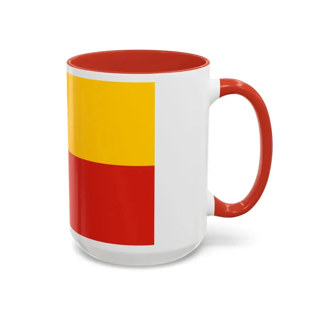 Flag of Warsaw Poland - Accent Coffee Mug - Go Mug Yourself