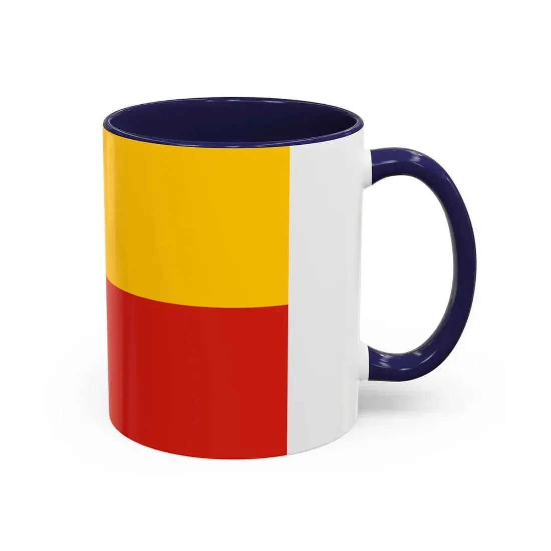 Flag of Warsaw Poland - Accent Coffee Mug - Go Mug Yourself