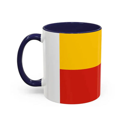 Flag of Warsaw Poland - Accent Coffee Mug - Go Mug Yourself