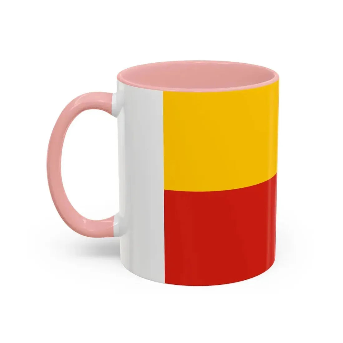 Flag of Warsaw Poland - Accent Coffee Mug - Go Mug Yourself