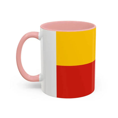 Flag of Warsaw Poland - Accent Coffee Mug - Go Mug Yourself