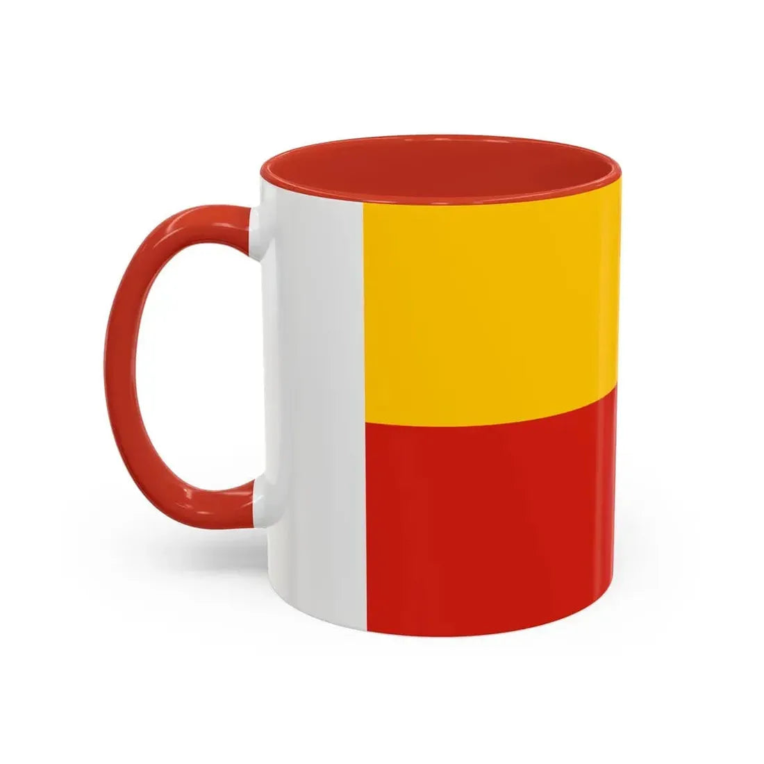 Flag of Warsaw Poland - Accent Coffee Mug - Go Mug Yourself