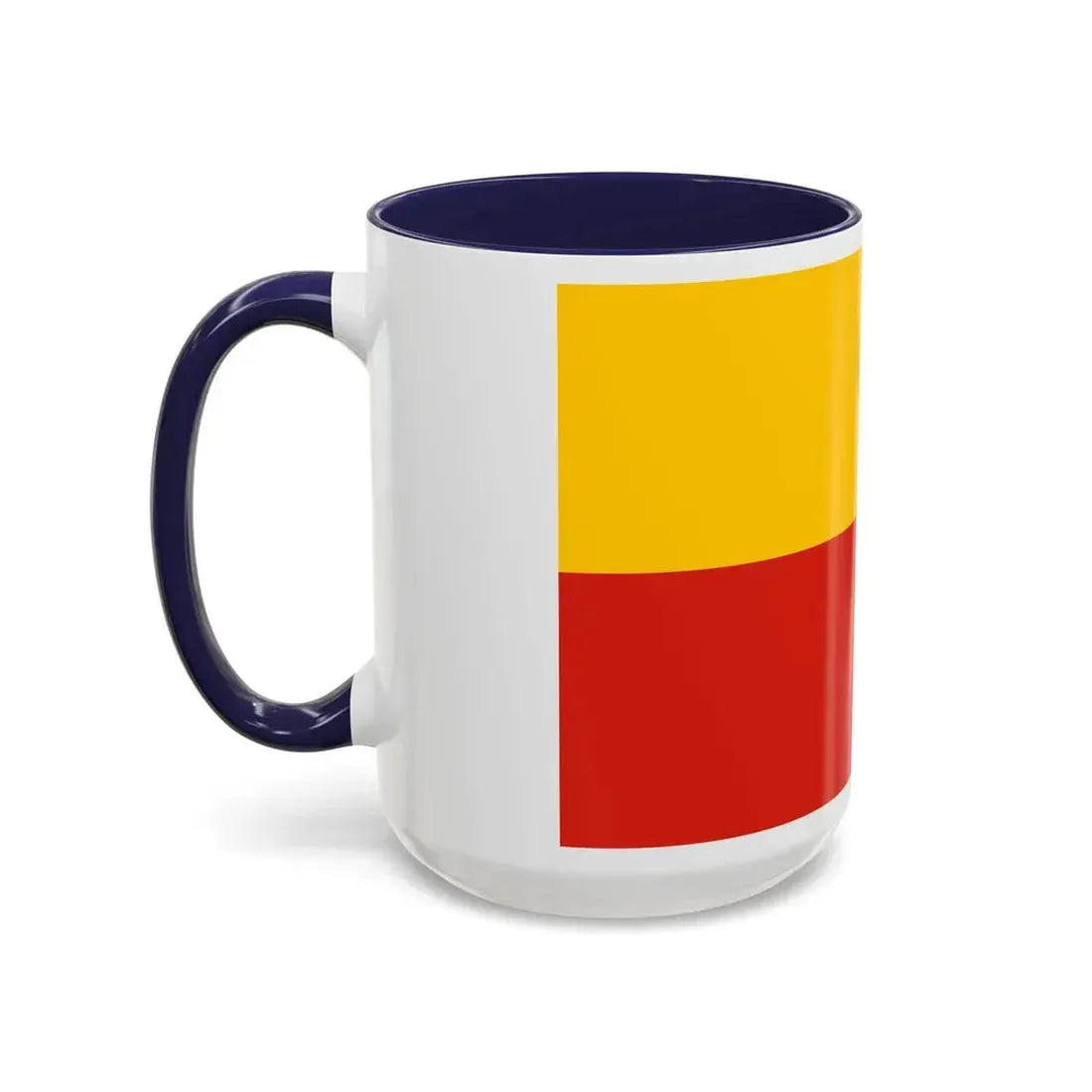 Flag of Warsaw Poland - Accent Coffee Mug - Go Mug Yourself