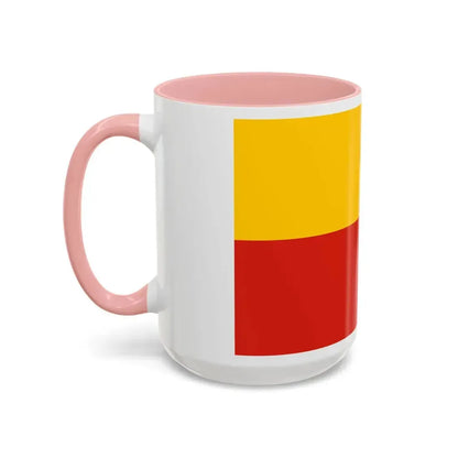 Flag of Warsaw Poland - Accent Coffee Mug - Go Mug Yourself