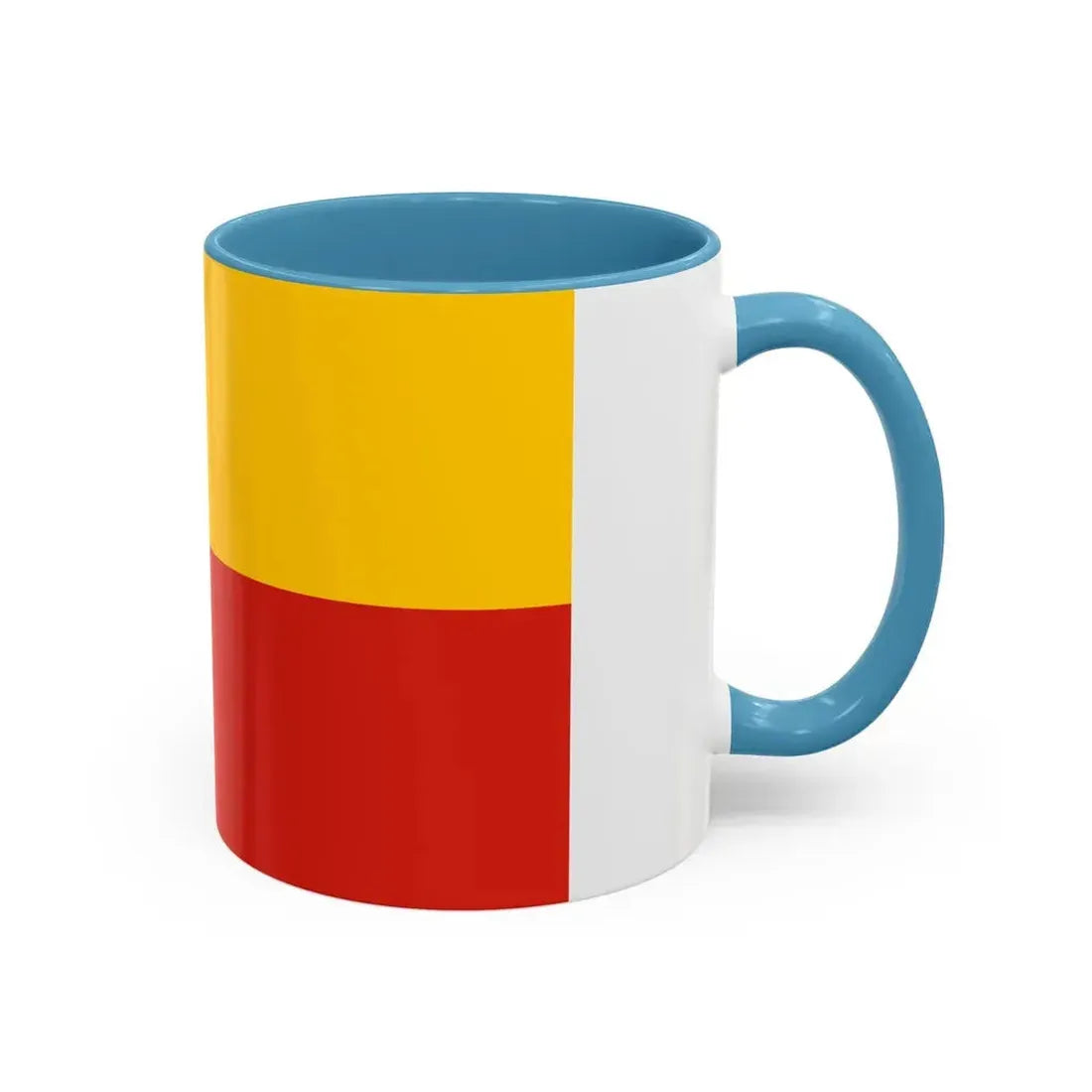 Flag of Warsaw Poland - Accent Coffee Mug - Go Mug Yourself