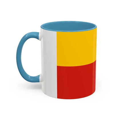 Flag of Warsaw Poland - Accent Coffee Mug - Go Mug Yourself