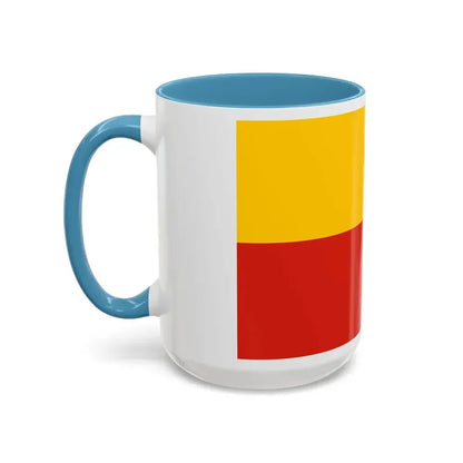 Flag of Warsaw Poland - Accent Coffee Mug - Go Mug Yourself
