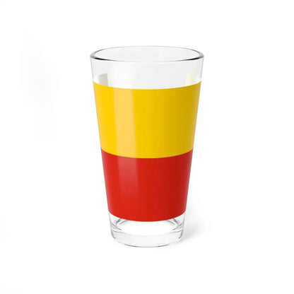 Flag of Warsaw Poland - Pint Glass 16oz 16oz - Go Mug Yourself