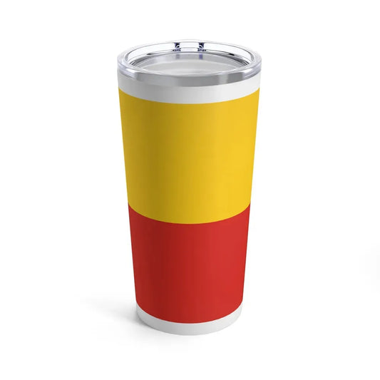 Flag of Warsaw Poland - Tumbler 20oz 20oz - Go Mug Yourself