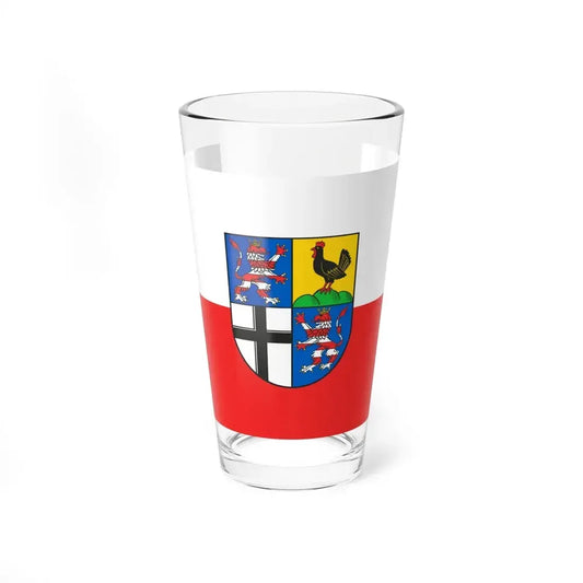 Flag of Wartburgkreis Germany - Pint Glass 16oz 16oz - Go Mug Yourself