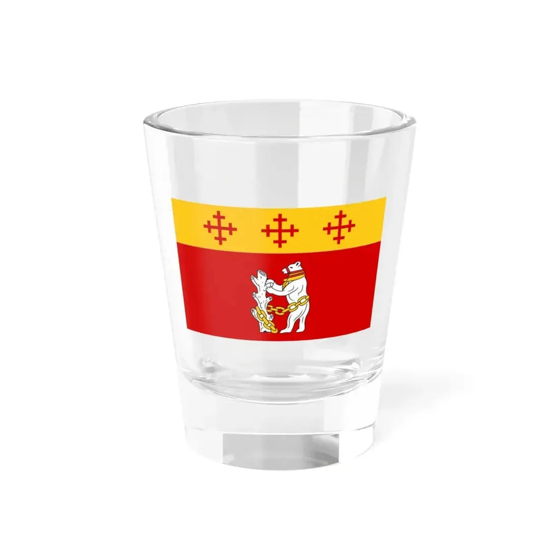 Flag of Warwickshire UK - Shot Glass 1.5oz 1.5oz - Go Mug Yourself