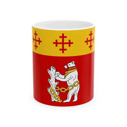 Flag of Warwickshire UK - White Coffee Mug 11oz - Go Mug Yourself