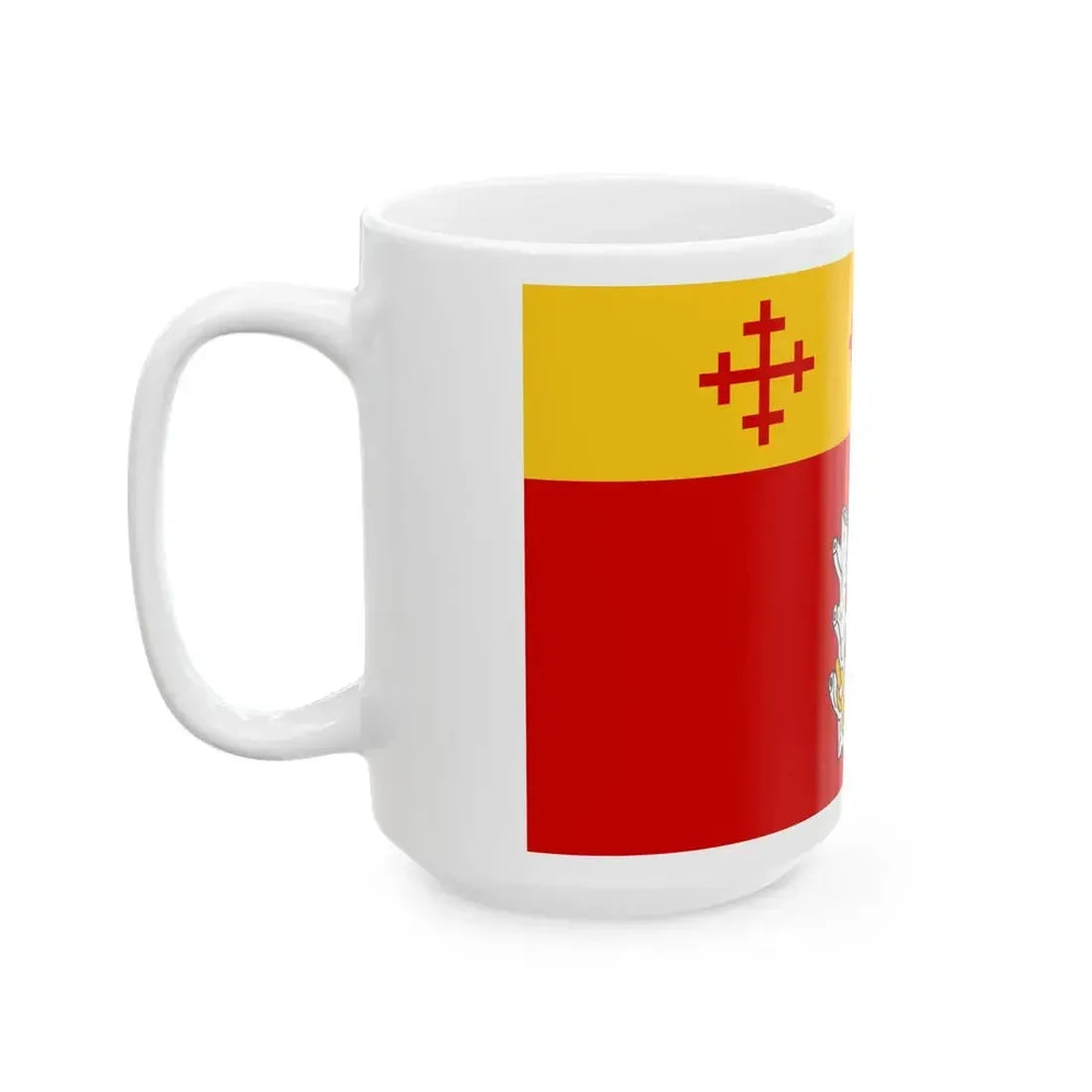 Flag of Warwickshire UK - White Coffee Mug - Go Mug Yourself