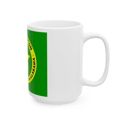 Flag of Washington County Alabama (United States) White Coffee Mug - Go Mug Yourself