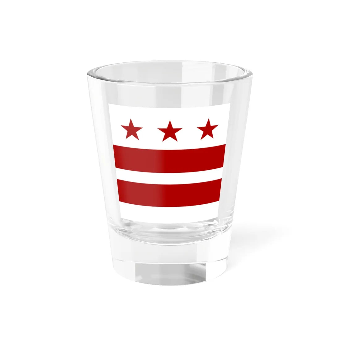 Flag of Washington D.C. 1 (United States) Shot Glass 1.5oz 1.5oz - Go Mug Yourself