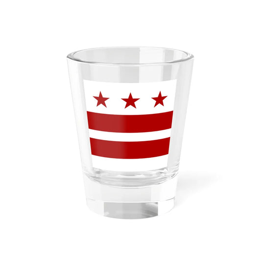 Flag of Washington D.C. 1 (United States) Shot Glass 1.5oz 1.5oz - Go Mug Yourself