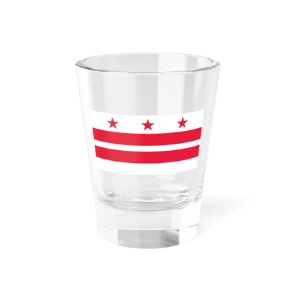 Flag of Washington D.C (United States) Shot Glass 1.5oz 1.5oz - Go Mug Yourself