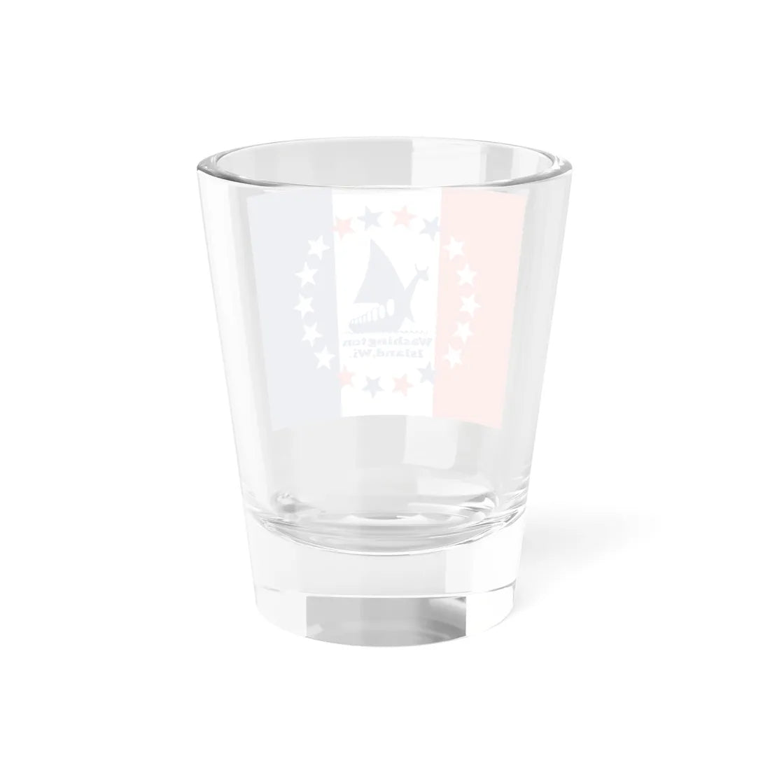 Flag of Washington Island Wisconsin (United States) Shot Glass 1.5oz - Go Mug Yourself