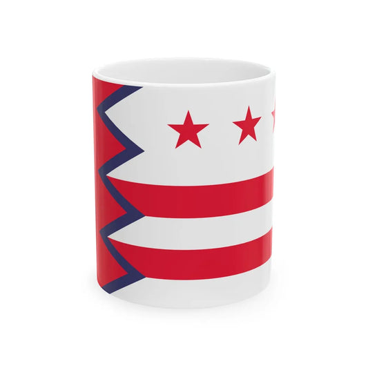 Flag of Washington Maine (United States) White Coffee Mug 11oz - Go Mug Yourself
