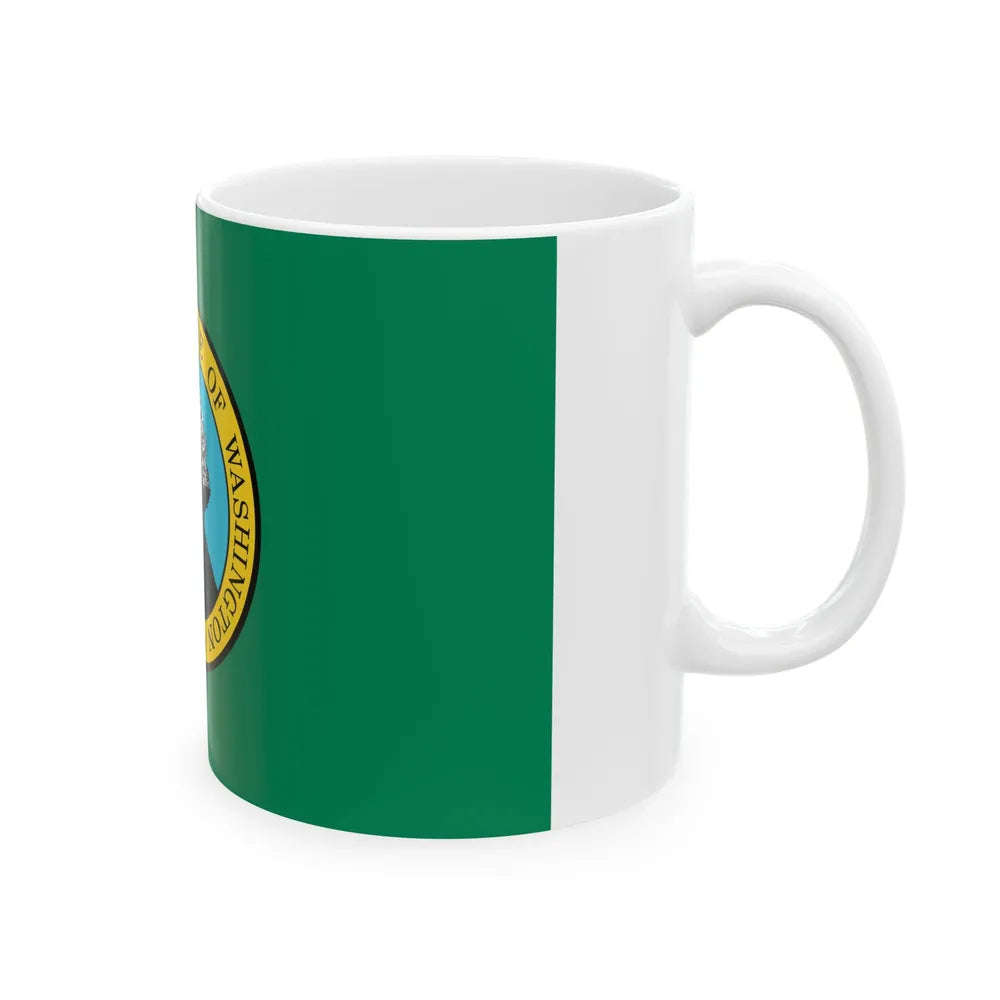 Flag of Washington (United States) White Coffee Mug - Go Mug Yourself