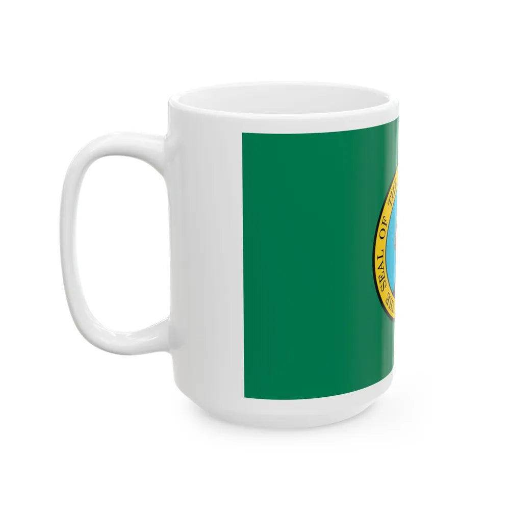 Flag of Washington (United States) White Coffee Mug - Go Mug Yourself