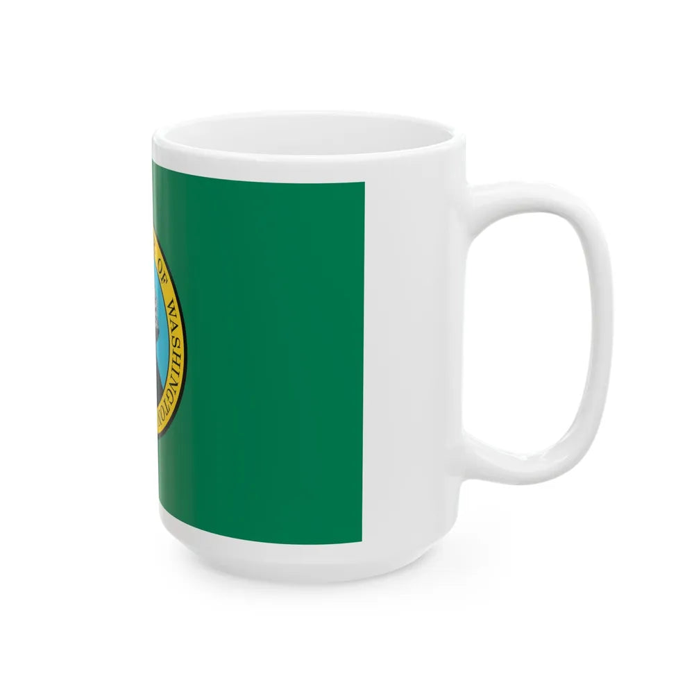 Flag of Washington (United States) White Coffee Mug - Go Mug Yourself