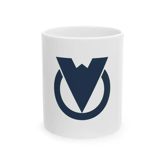 Flag of Wassamu Hokkaido (Japan) White Coffee Mug 11oz - Go Mug Yourself