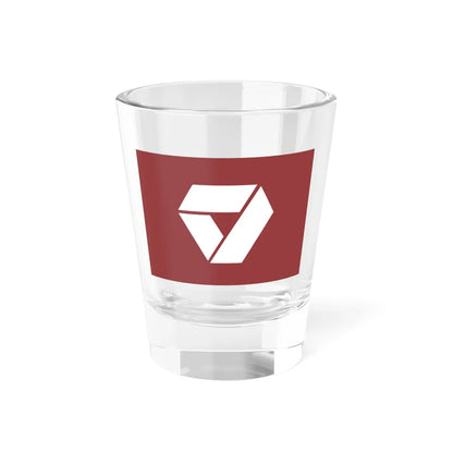 Flag of Watari Miyagi (Japan) Shot Glass 1.5oz 1.5oz - Go Mug Yourself