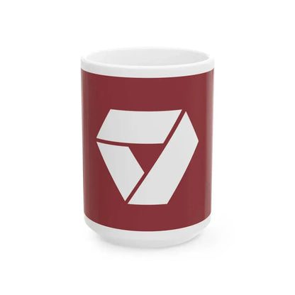 Flag of Watari Miyagi (Japan) White Coffee Mug 15oz - Go Mug Yourself