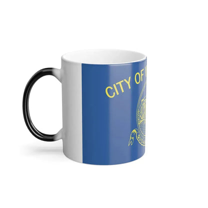Flag of Waterbury, Connecticut - Color Changing Coffee Mug - Go Mug Yourself