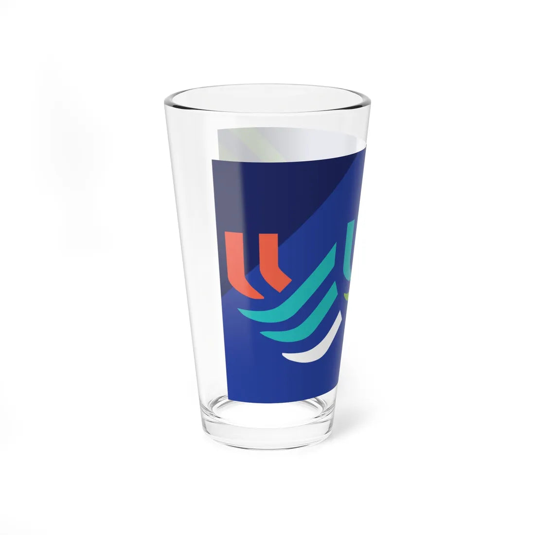 Flag of Waterloo Iowa (United States) Pint Glass 16oz - Go Mug Yourself