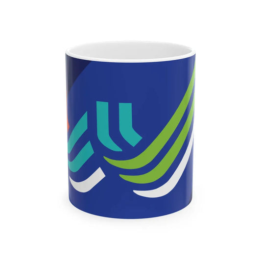 Flag of Waterloo Iowa (United States) White Coffee Mug 11oz - Go Mug Yourself
