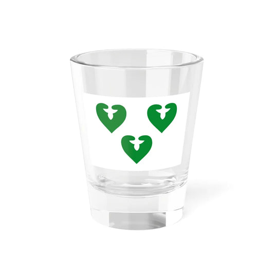Flag of Wavre (Belgium) Shot Glass 1.5oz 1.5oz - Go Mug Yourself