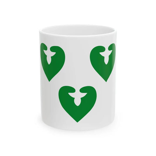 Flag of Wavre (Belgium) White Coffee Mug 11oz - Go Mug Yourself