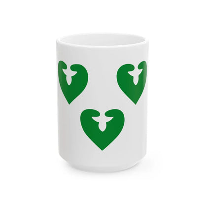 Flag of Wavre (Belgium) White Coffee Mug 15oz - Go Mug Yourself
