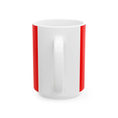 Flag of Wayne County Michigan (United States) White Coffee Mug - Go Mug Yourself