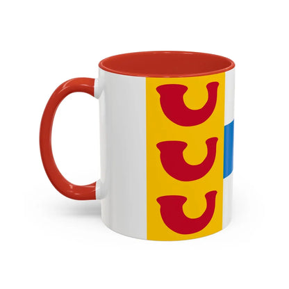 Flag of Weert a town in the centre of the province of Limburg Netherlands - Accent Coffee Mug - Go Mug Yourself