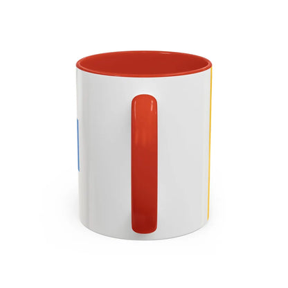 Flag of Weert a town in the centre of the province of Limburg Netherlands - Accent Coffee Mug - Go Mug Yourself