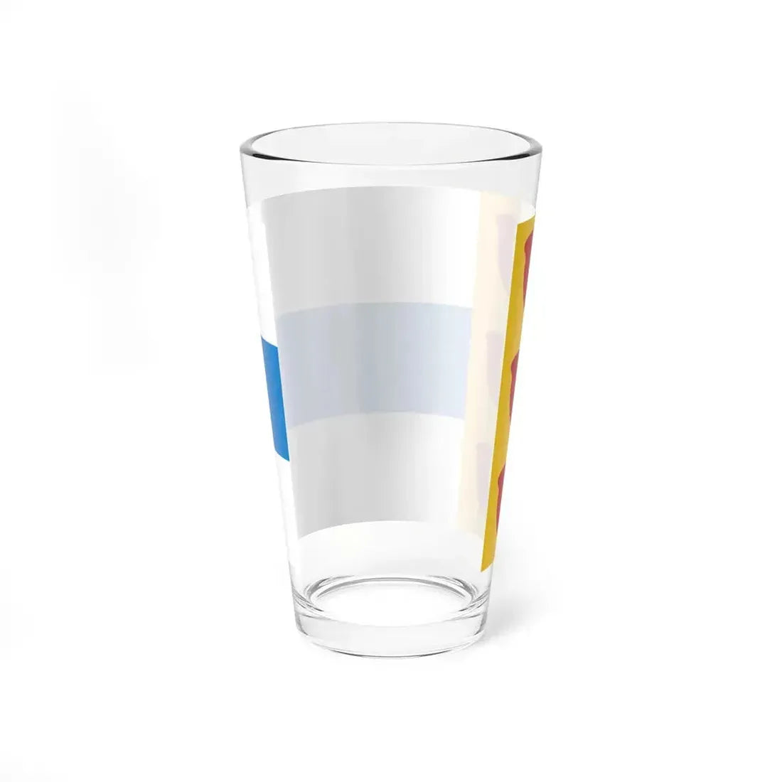 Flag of Weert a town in the centre of the province of Limburg Netherlands - Pint Glass 16oz - Go Mug Yourself