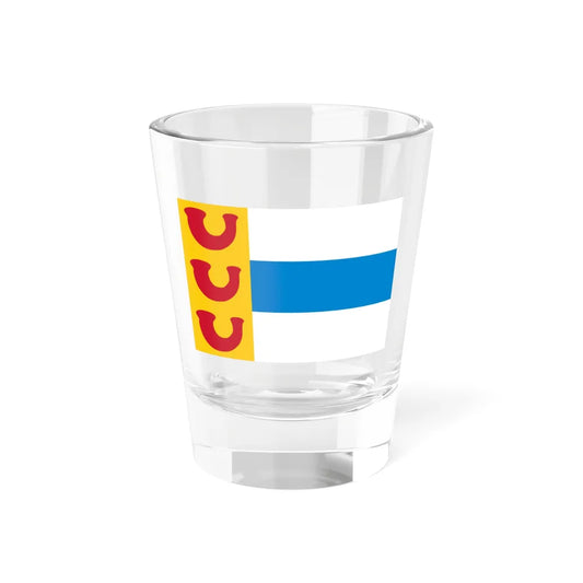 Flag of Weert a town in the centre of the province of Limburg Netherlands - Shot Glass 1.5oz 1.5oz - Go Mug Yourself