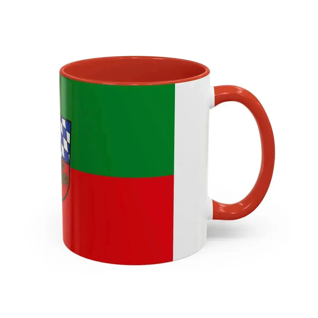 Flag of Weiden in der Oberpfalz Germany - Accent Coffee Mug - Go Mug Yourself