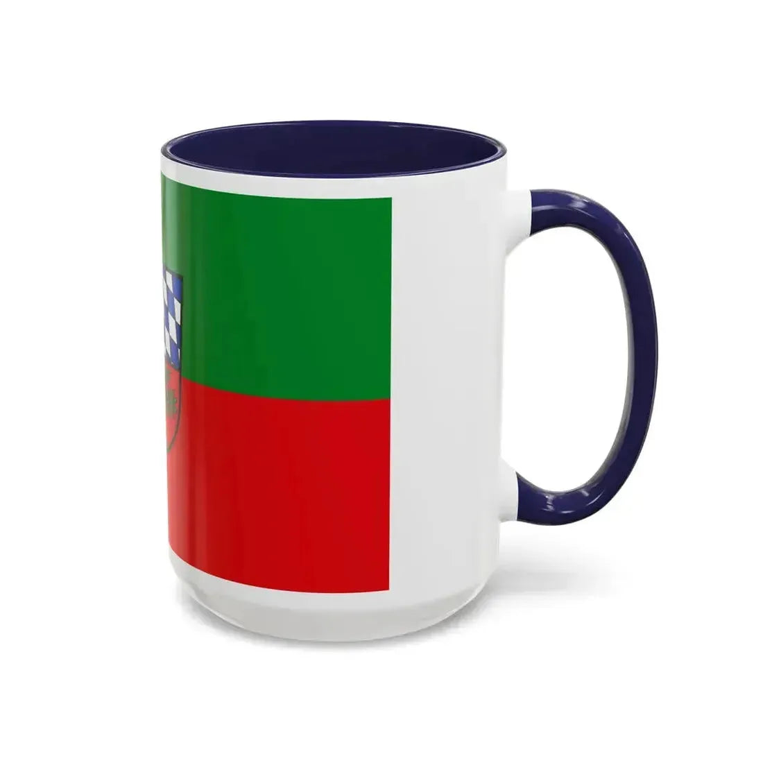 Flag of Weiden in der Oberpfalz Germany - Accent Coffee Mug - Go Mug Yourself