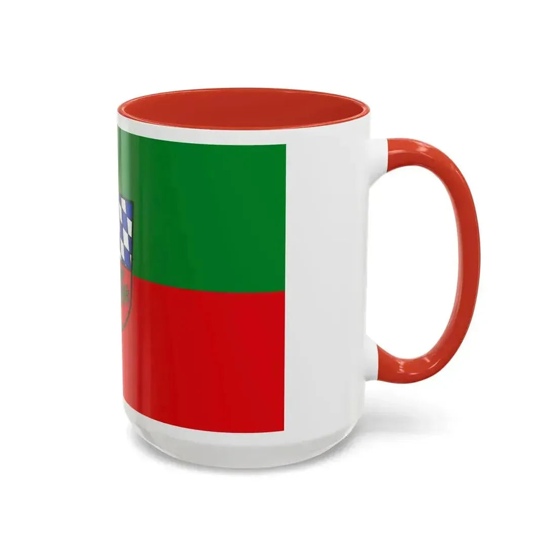 Flag of Weiden in der Oberpfalz Germany - Accent Coffee Mug - Go Mug Yourself