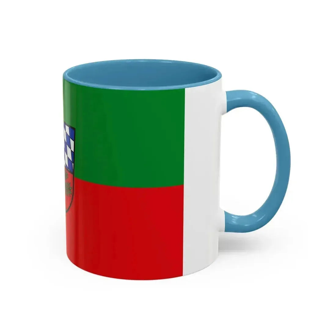 Flag of Weiden in der Oberpfalz Germany - Accent Coffee Mug - Go Mug Yourself